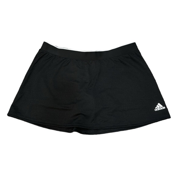 NWT Adidas Black and White Mini Tennis Skort size XL - Picture 1 of 9